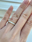 14K Yellow Gold 0.70 CTW Seven Stone Diamond Ring Band