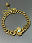 Victorian 14K Gold Opal Love Knot Bracelet