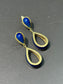 vintage Tiffany &amp; Co. Boucles d’oreilles pendantes en émail or 18 carats