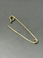 Vintage 14K Gold Large Safety Pin