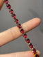 14K Yellow Gold 15.84 CTW Garnet Tennis Bracelet