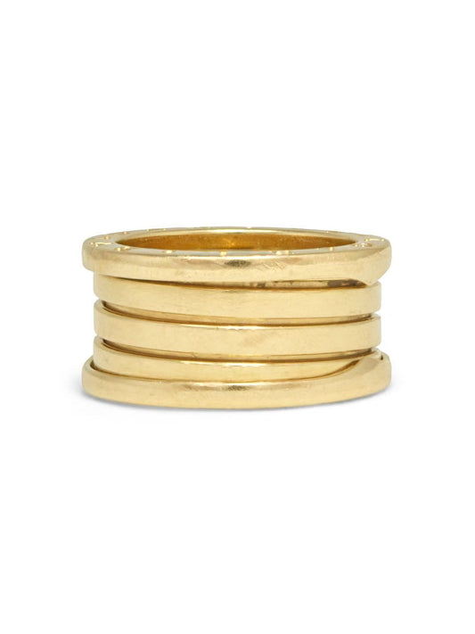 Blvgari 18K Gold B.zero1 Ring SZ 7.5