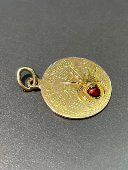 法国 18K 黄金“我带来好运”Porte Bonheur 吊坠
