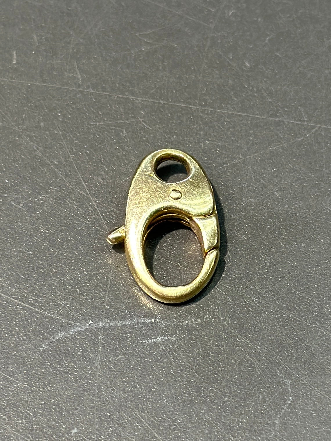 14K Gold Carabiner Clasp