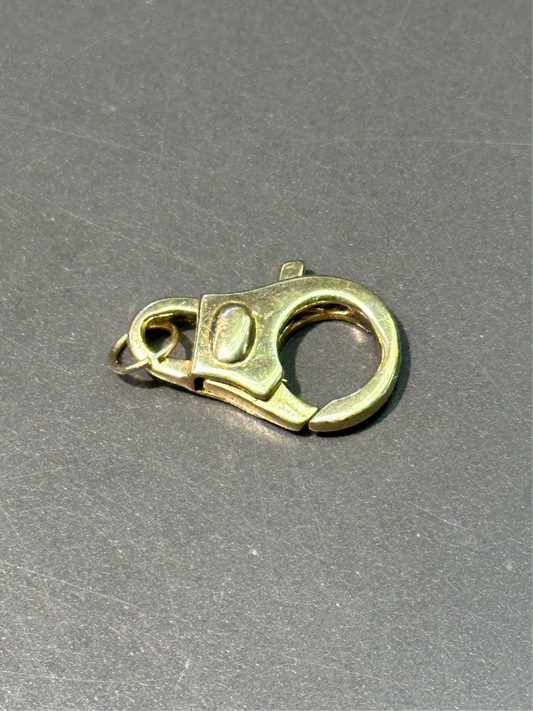 Vintage 14K Gold Carabiner Clasp