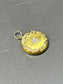 Victorian 14K Gold Motif Starburst Circle Charm