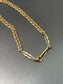 Edwardian 18K Yellow Gold Black Opal 2.3 CTW Diamond Motif Pendant Necklace