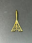 18K Gold Eiffel Tower Pendant