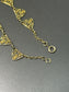 Antique French 18K Yellow Gold Filigree Fringe Necklace