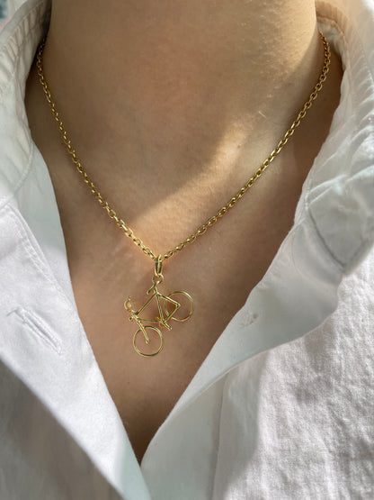 Vintage 14K Gold Bicycle Charm