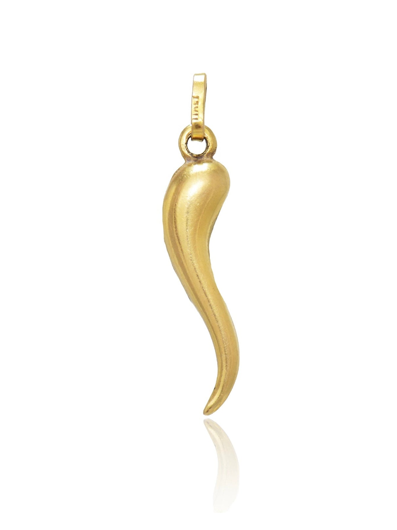 Vintage 14K Gold Horn Charm