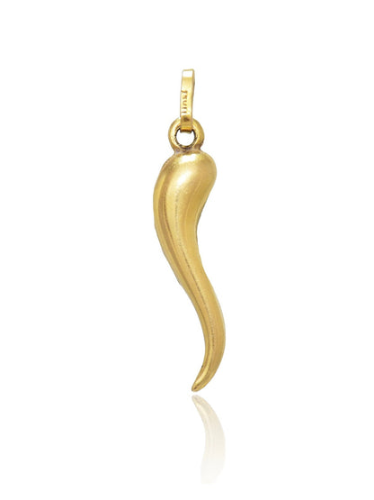 Vintage 14K Gold Horn Charm