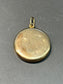 Antique 14K Gold Starburst Circle Locket