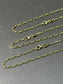 14K Gold Mini Paper Clip Chain Necklaces