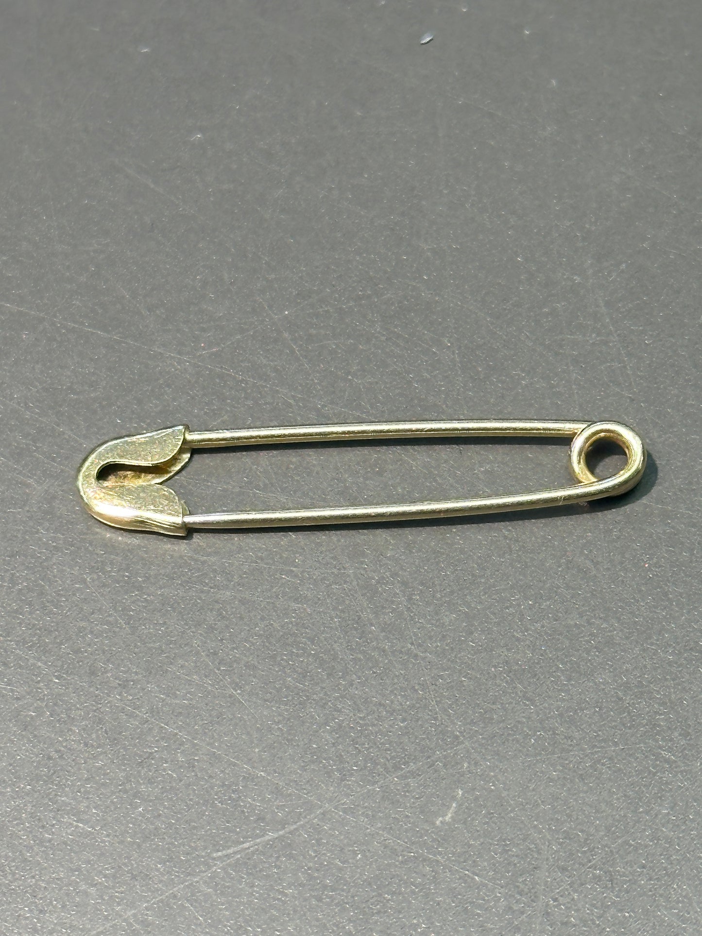 Vintage 14K Gold Safety Pin