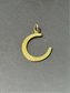 Vintage 18K Gold Crescent Moon Charm