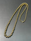 Vintage 14K Gold Graduated Bead Necklace 17.0 inch