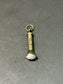 Vintage 14K Yellow Gold Pearl Flashlight Charm