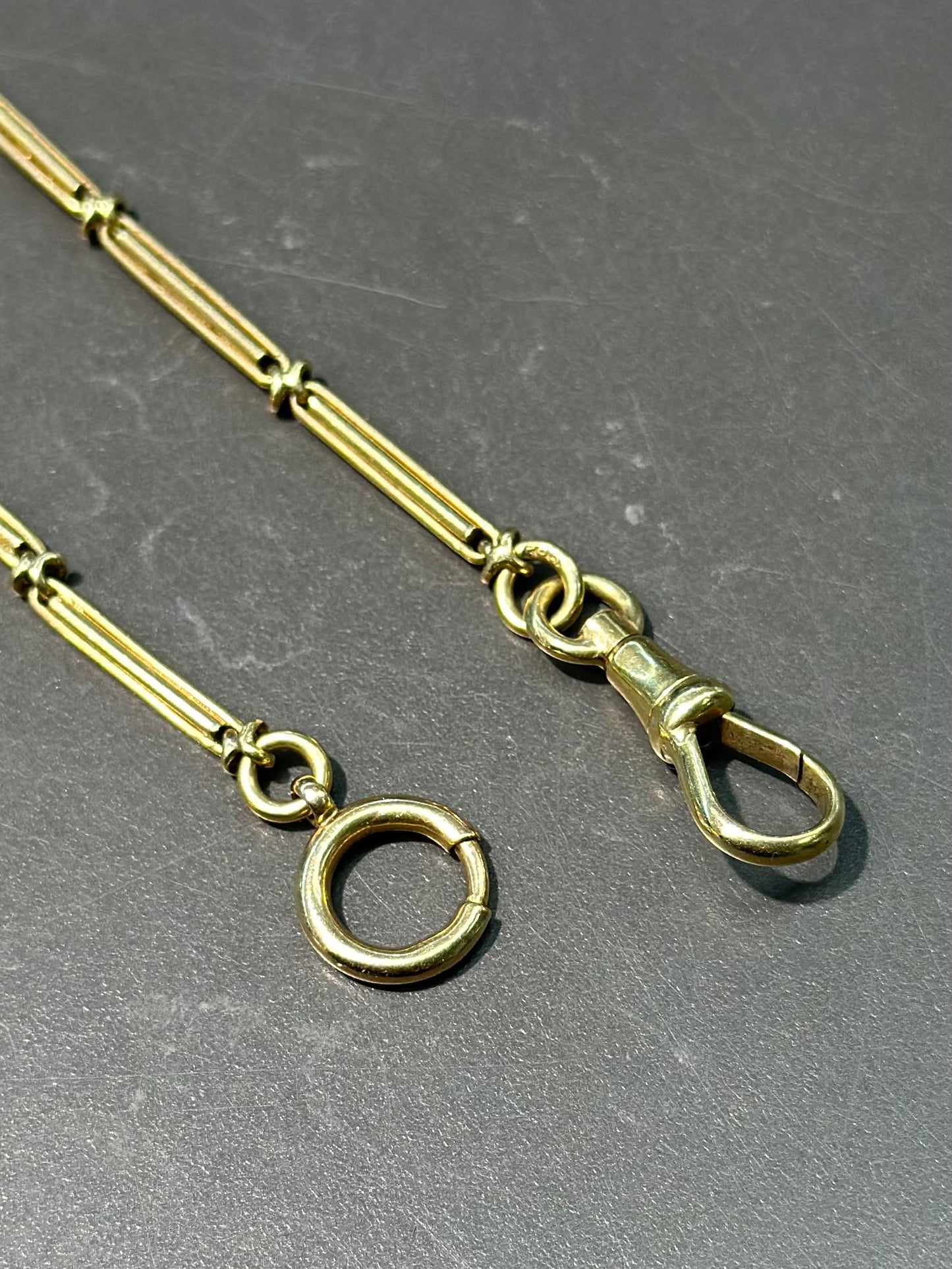 Vintage 14K Gold Watch Chain