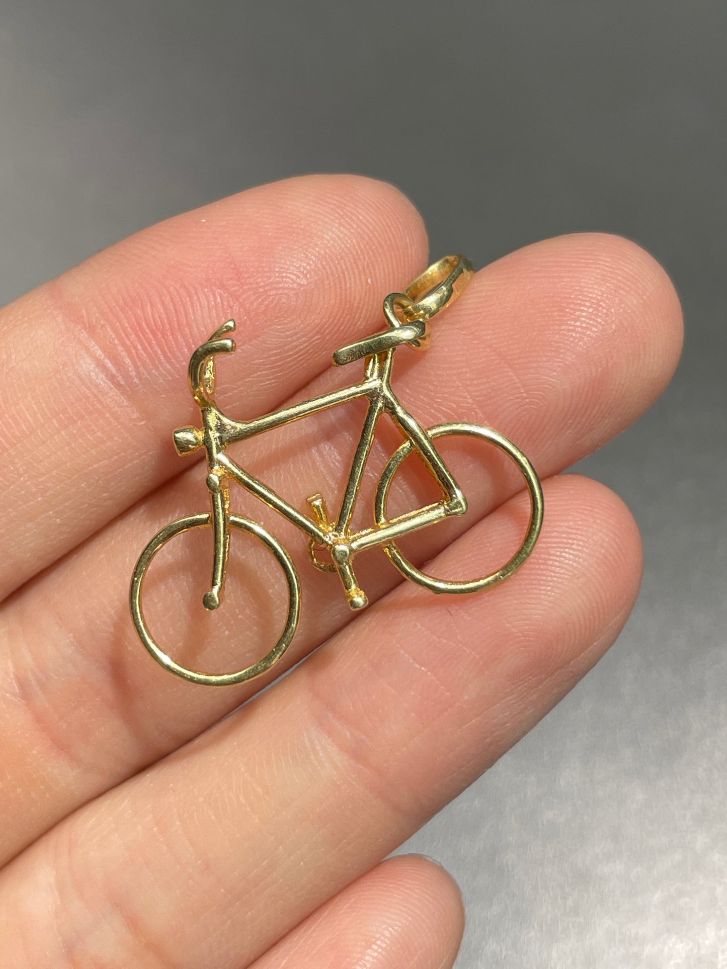Vintage 14K Gold Bicycle Charm