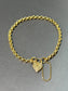 18K Gold Padlock Bracelet