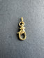 Vintage 18K Gold Carabiner Charm Holder