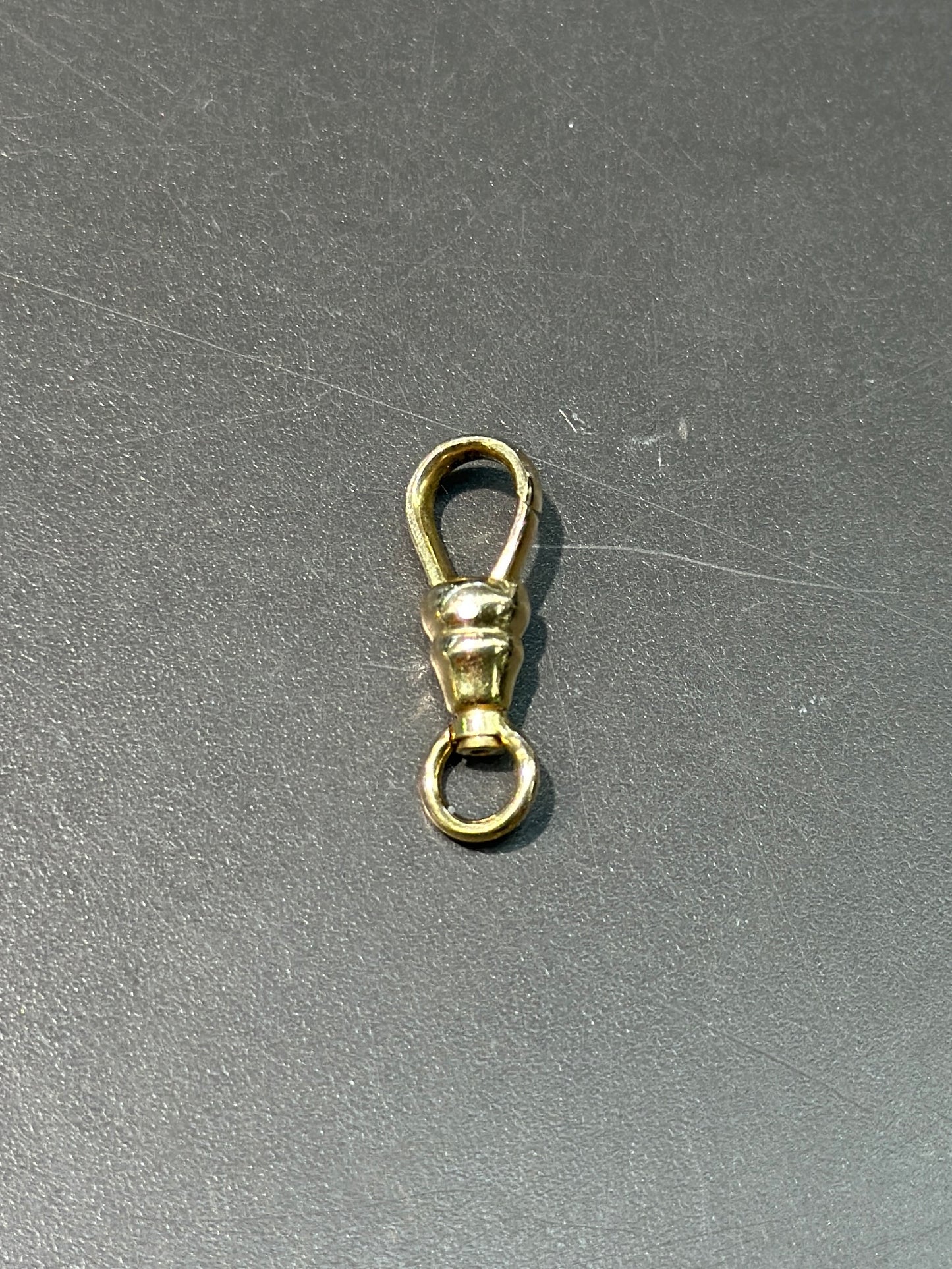 Vintage 14K Yellow Gold Dog Clip