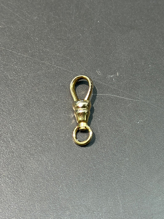 Vintage 14K Yellow Gold Dog Clip