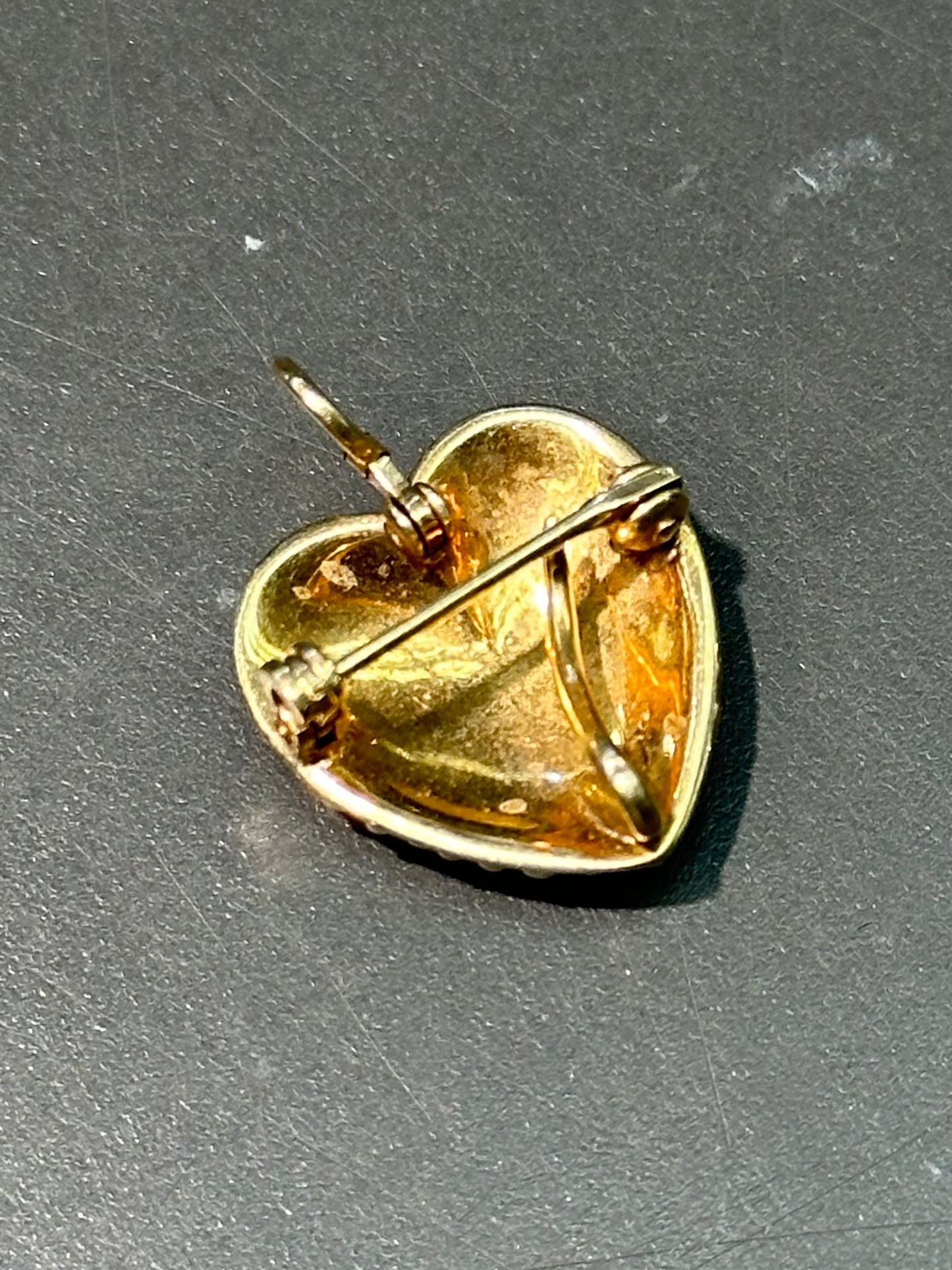 新艺术风格 14K 金珍珠簇胸针吊坠