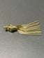 Vintage 18K Yellow Gold Tassel Pendant