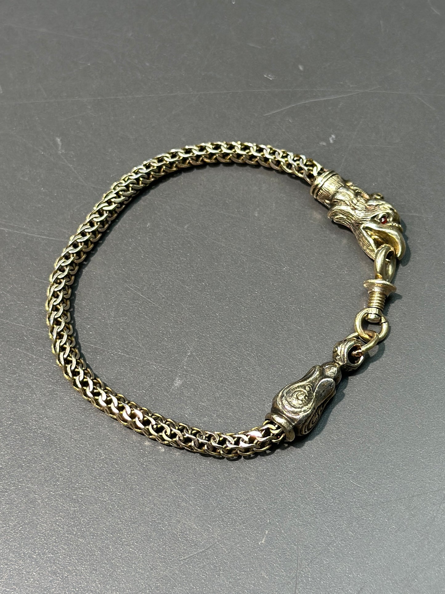 Victorian 10K Gold Griffin Bracelet