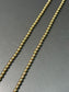 Vintage 14K Gold Bead Necklace 17.0 inch