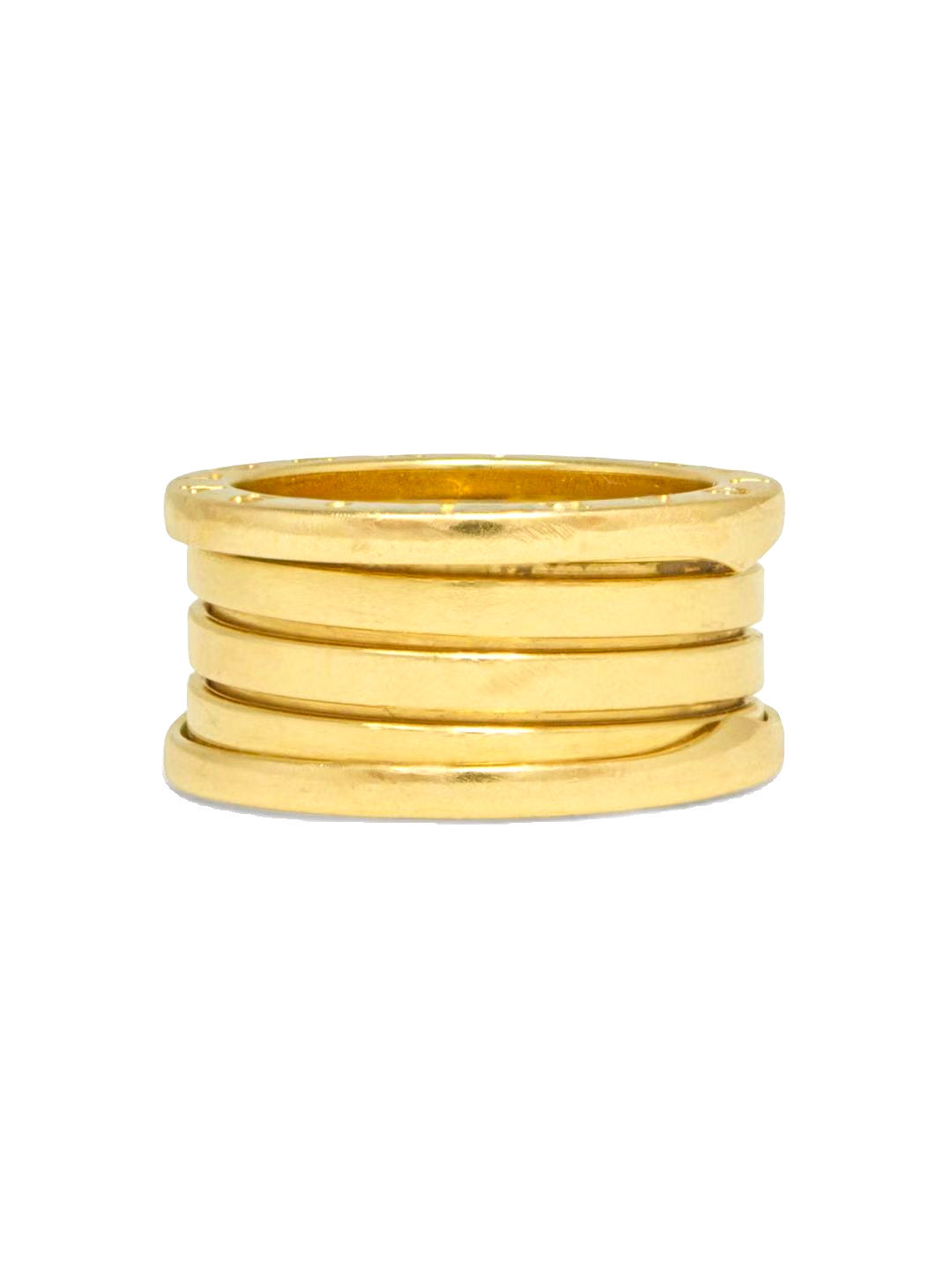 Blvgari 18K Gold B.zero1 Ring SZ 7.5