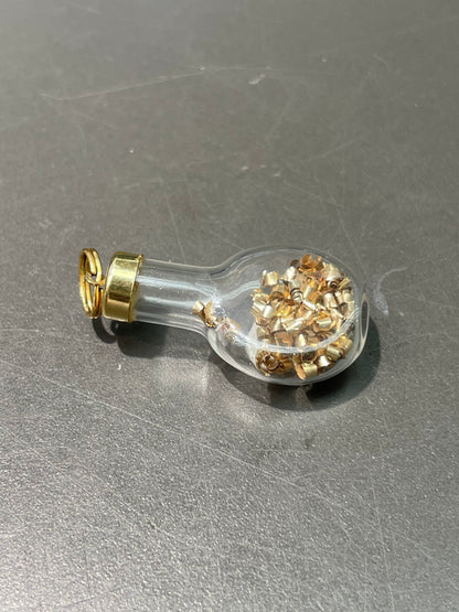 Vintage 14K Yellow Gold Gold Shaving Bottle Charm