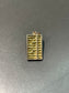 Vintage 14K Yellow Gold Mini Abacus Charm Pendant