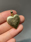Vintage 14K Yellow Gold Medium Heart Locket Charm Pendant