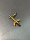 Vintage 14K Yellow Gold Space Ship Charm Pendant