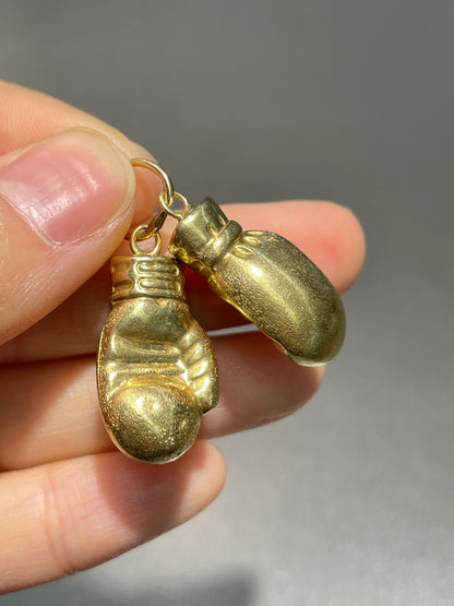 Vintage 14K Gold Boxing Glove Charm