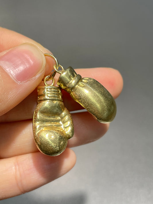 Vintage 14K Gold Boxing Glove Charm