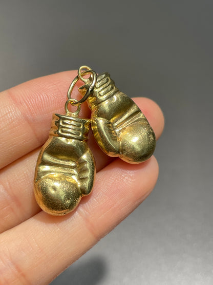 Vintage 14K Gold Boxing Glove Charm