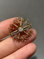 Antique 14K Yellow Gold 0.35 CTW Diamond Starburst Pendant Brooch