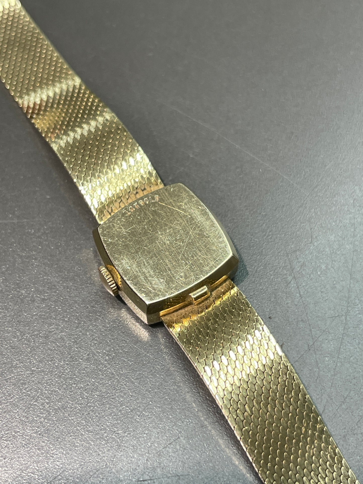 Vintage Omega for Tiffany & Co. 14K Gold Wrist Watch
