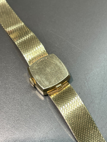 Vintage Omega for Tiffany & Co. 14K Gold Wrist Watch