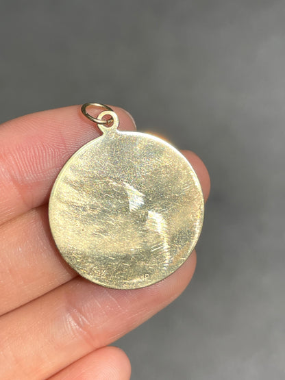 Vintage 14K Gold Good Luck Clover Charm