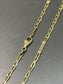 18K Yellow Gold Fancy Link Necklace 16.5 inch