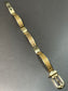 Vintage Hammerman Brothers 14K Yellow Gold Adjustable Buckle Belt Bracelet