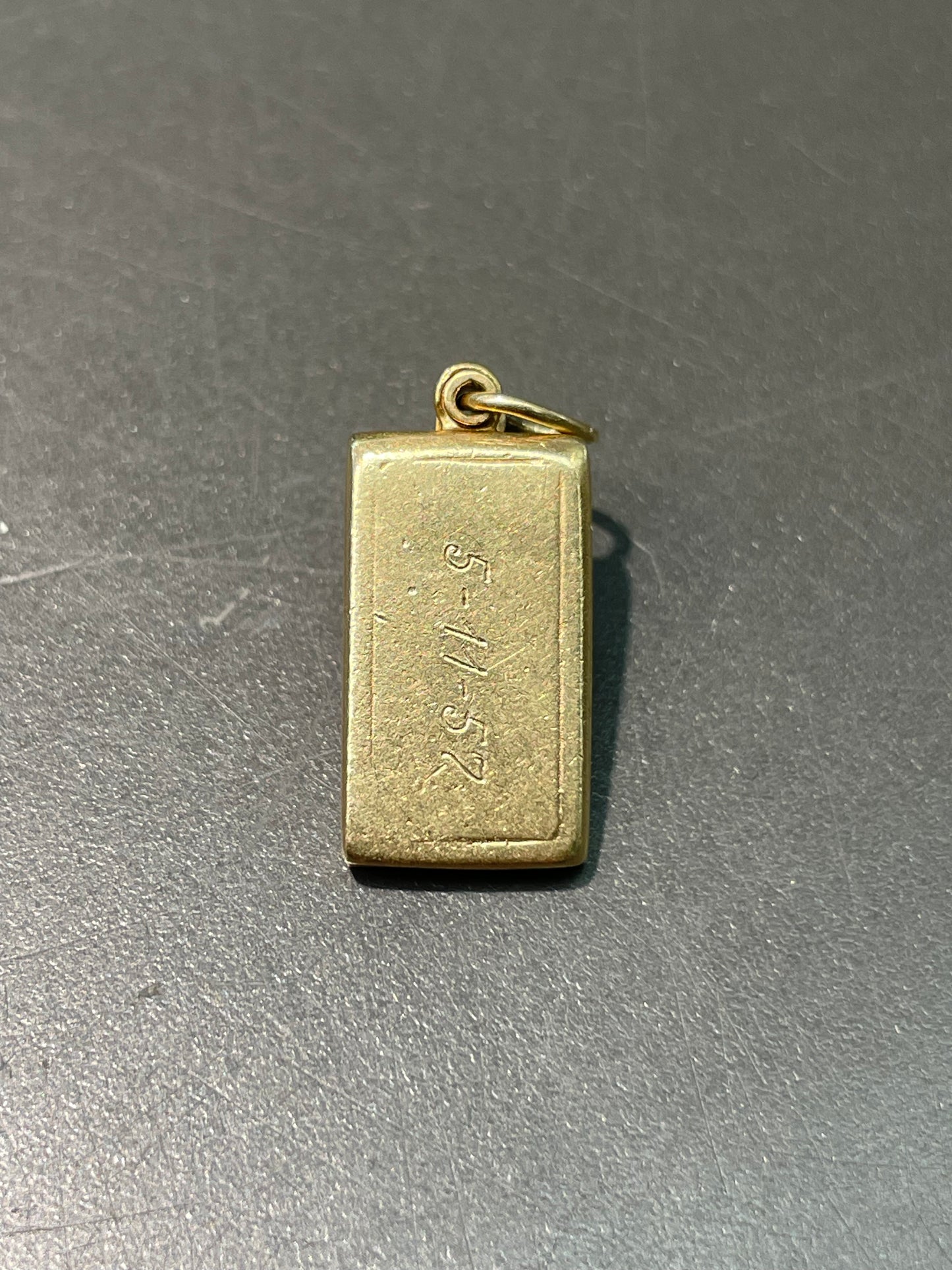 Vintage 14K Yellow Gold "Happy Birthday" Card Charm Pendant