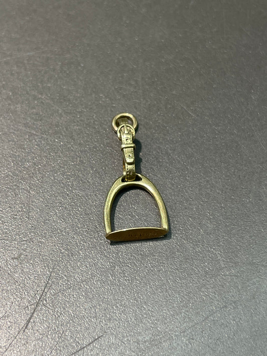 Vintage 14K Yellow Gold Buckle Horseshoe Charm