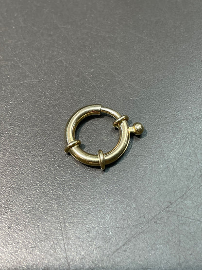 14K Yellow Gold 2.0 mm Round Connector Clasp