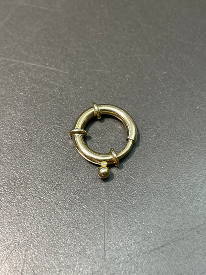 14K Yellow Gold 2.0 mm Round Connector Clasp
